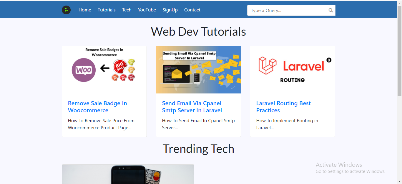 web dev trainee